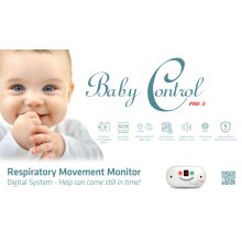 BABY CONTROL  BC - PRO 3 "3 db érzékelő lappal"  nagy ágyhoz és utazáshoz